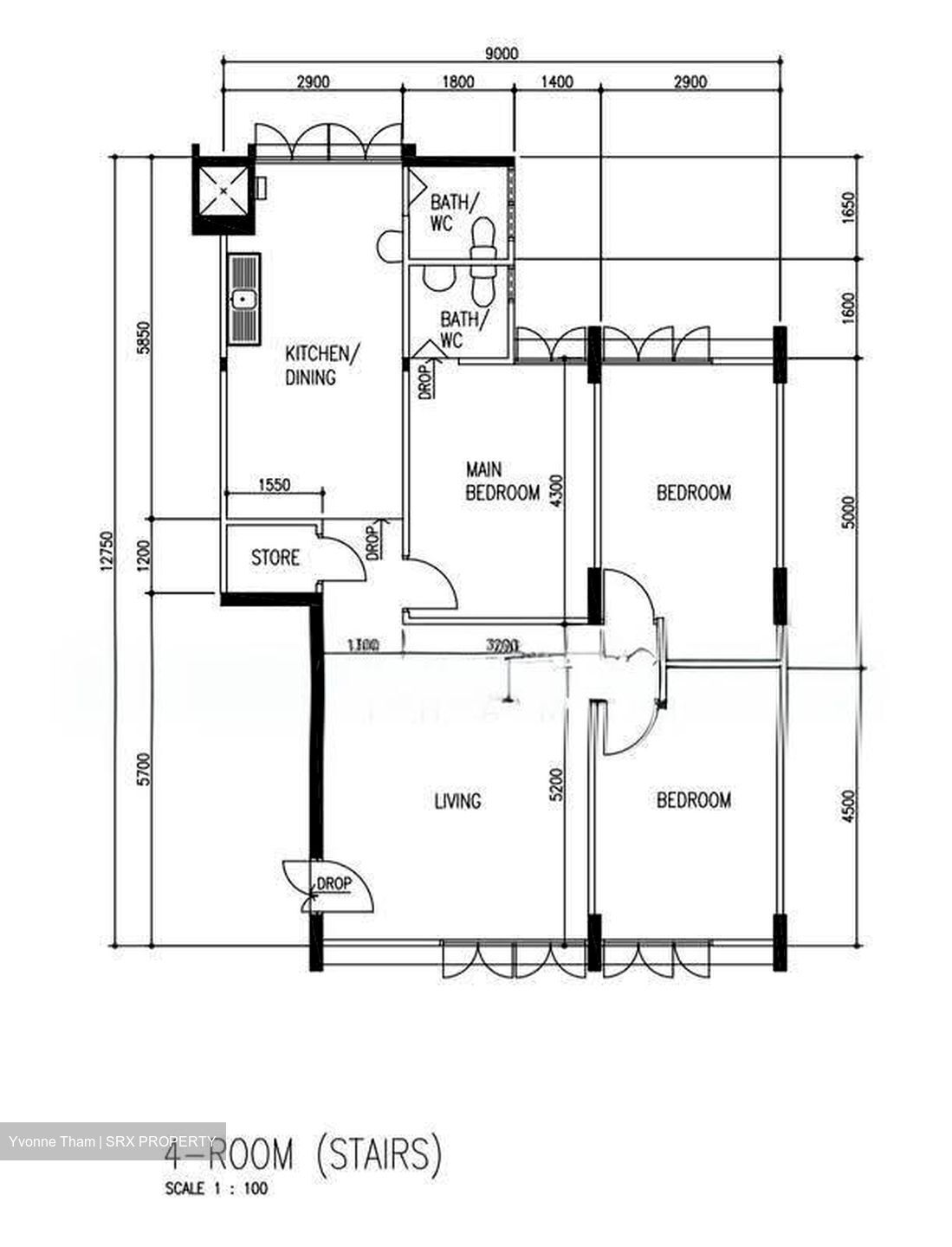 Blk 205 Marsiling Admiralty Park (Woodlands), HDB 4 Rooms #613522061